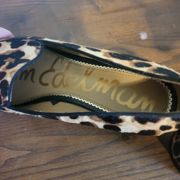 New Leopard Sam Edelman Flat Shoes - Picture 4 of 5